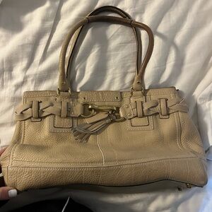 Coach Tan Leather Handbag (2005)
